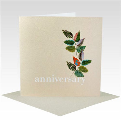 Card - Painted Leaves Anniversary