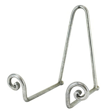 Plate Stand - Metal SILVER Med