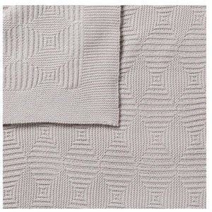 Blanket - W&F Knitted Jacquard Nimbus Cloud 100x100cm